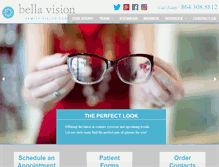 Tablet Screenshot of bella-vision.com